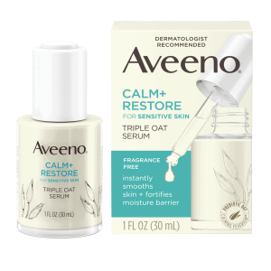 Aveeno Calm + Restore Triple Oat Serum, For Sensitive Skin