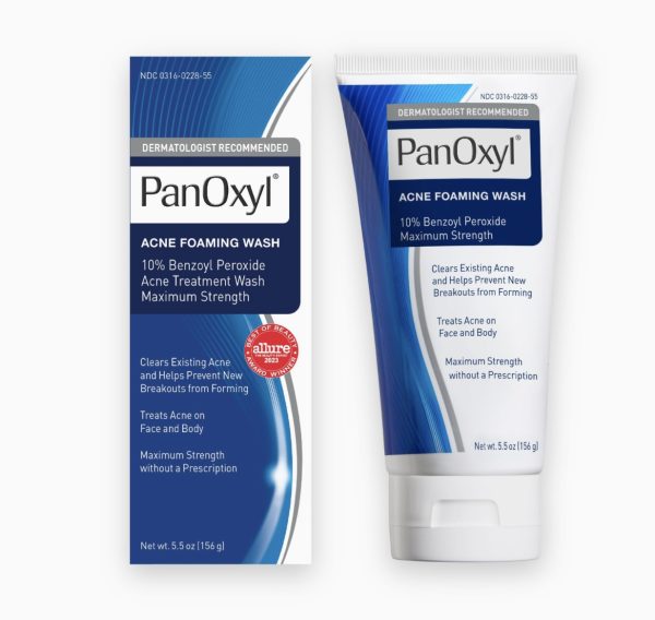 PanOxyl Foaming Acne Wash Maximum Strength 10% Benzoyl Peroxide