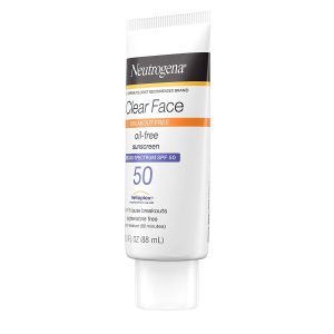 Neutrogena Clear Face Oil Free Sunscreen SPF 50
