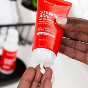 Neutrogena Stubborn AM Acne Treatment with Benzoyl Peroxide